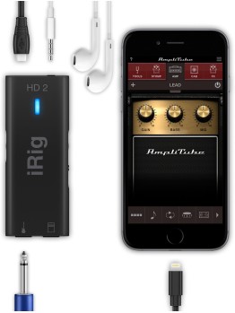 IK Multimedia iRig HD 2 Guitar Interface for iPhone, iPad, Mac and PC